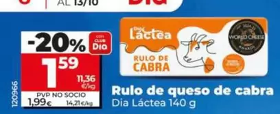 Dia Lactea - Rulo De Queso De Cabra 