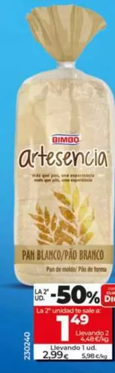 Bimbo - Pan De Molde Artesano