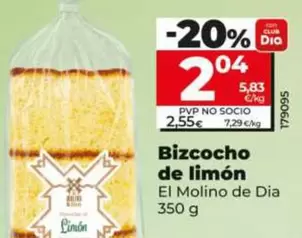 El Molino De Dia - Bizcocho De Limon