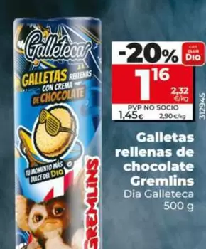 Dia Galleteca - Galletas Rellenas De Chocolate Gremlins