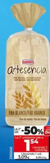 Bimbo - Pan De Molde Artesano