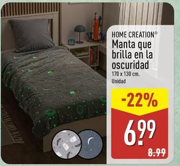 Home Creation - Manta Que Brilla En La Oscuridad