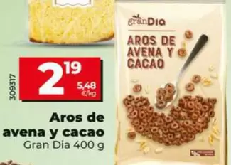 Gran Dia - Aros De Avena Y Cacao