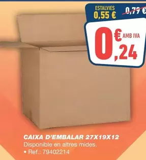 Caixa D'Embalar 27x19x12