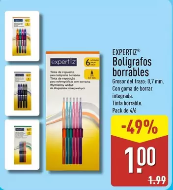 Expertiz - Boligrafos Borrables