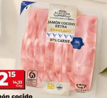 Dia Nuestra Alacena - Jamón Cocido Braseado 97%