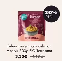 Terrasana - Fideos Ramen Para Calentar Y Servir