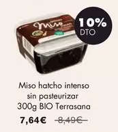 Terrasana - Miso Hatcho Sin Pasteurizar