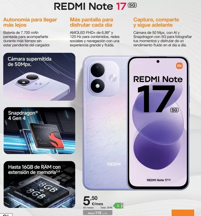 Xiaomi - Redmi Note 17 5G