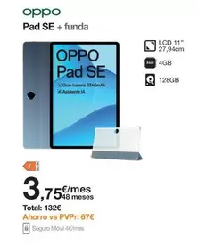 Oppo - Pad SE + Funda