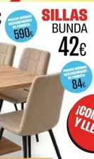 Sillas Bunda