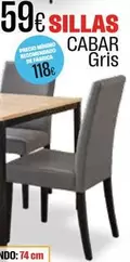 Sillas Cabar Gris