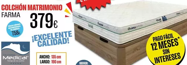 Colchón Matrimonio Farma