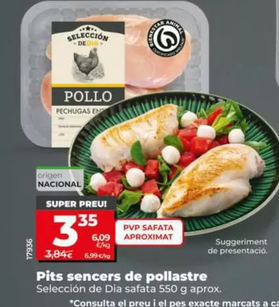 Seleccion De Dia - Pechugas Enteras De Pollo