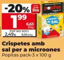 Popitas - Palomitas Con Sal Para Microondas