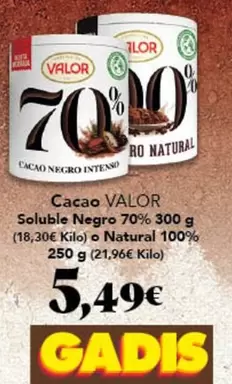 Valor - Cacao