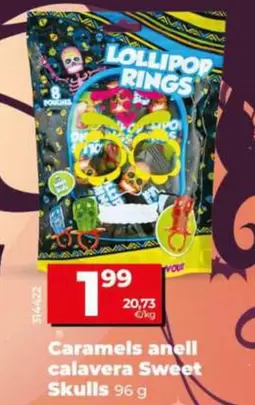 Caramelos Anillo Calavera Sweet Skulls