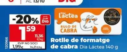 Dia Lactea - Rulo De Queso De Cabra