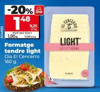 Dia El Cencerro - Queso Tierno Light