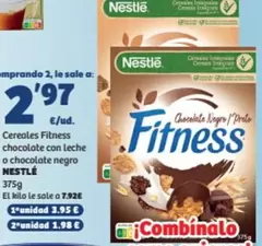 Nestlé - Cereales Fitness Chocolate Con Leche O Chocolate Negro