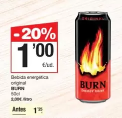 Burn - Bebida Energética Original