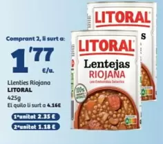 Litoral - Llentias Riojana