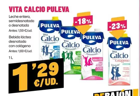 Puleva - Leche Entera, Semidesnatada O Desnatada