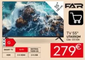 Sony - Tv 55" Uta55qm