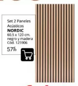 nordic - Nordic Set 2 Paneles Acústicos