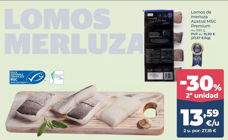 Premium - Lomos De Merluza Austral Msc