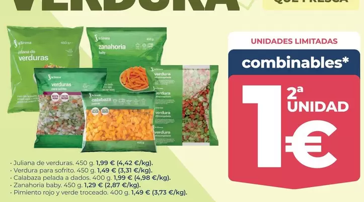 Juscadas De Vegetales