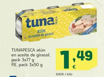 Tunapesca - Atún En Aceite De Girasol