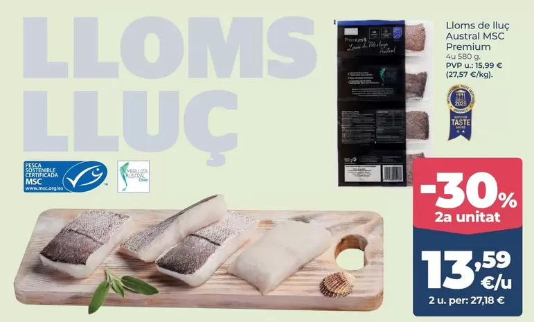 Premium - Lloms de lluç austral MSC
