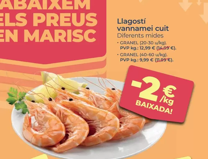 Llagosti Vannamei Cuit