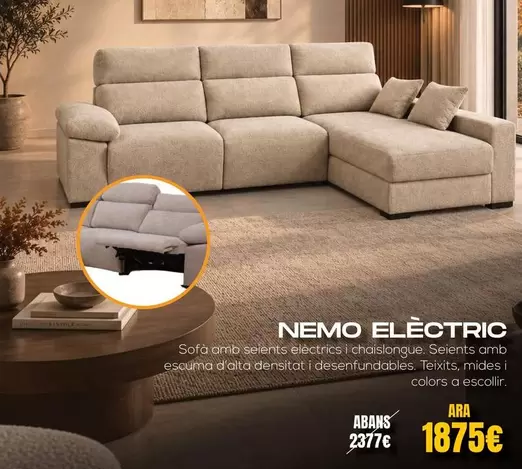 Nemo Elèctric Sofá