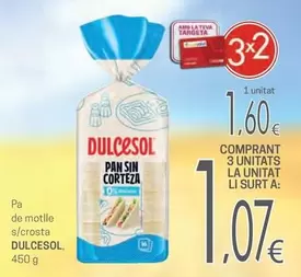 Dulcesol - Pan De Motlle S/ Crosta