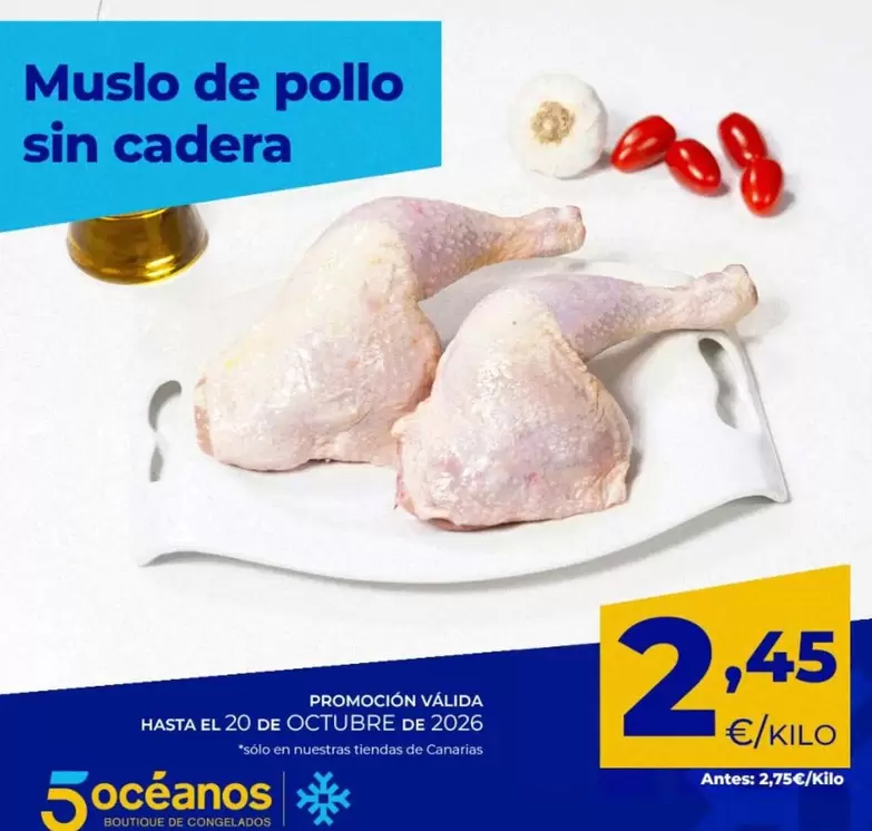 Muslo De Pollo Sin Cadera