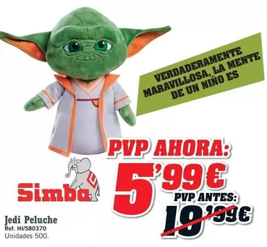 Simba - Jedi Peluche