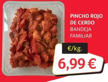 Pincho Rojo De Cerdo