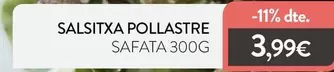 Salsitxa Pollastre