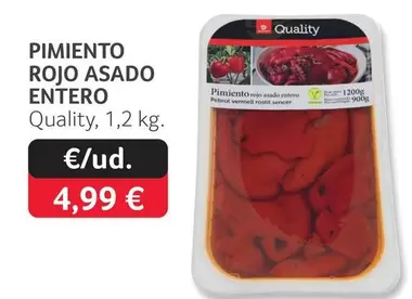 Quality - Pimiento Rojo Asado Entero