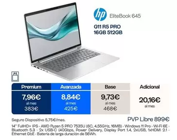 Hp - Elitebook 645
