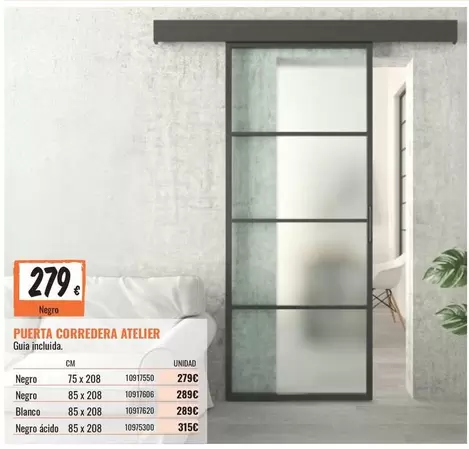 Guia - Puerta Corredera Atelier