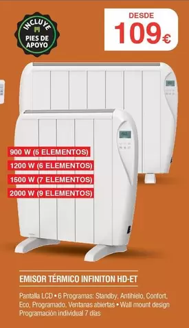infiniton - Emisor Térmico Hd-et