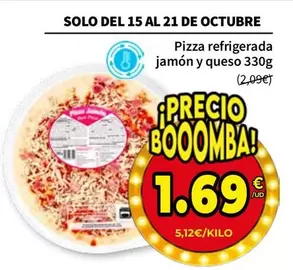 Solo - Pizza Refrigerada Jamon Y Queso