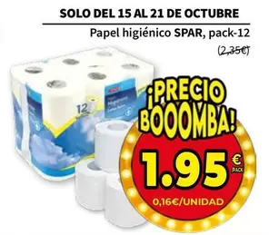 Spar - Papel Higienico