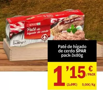 Spar - Pate De Higado De Cerdo