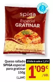 Spiga - Queso Rallado Especial Para Gratinar