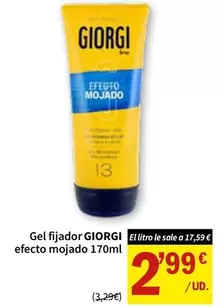 Giorgi - Gel Fijador Efecto Mojado