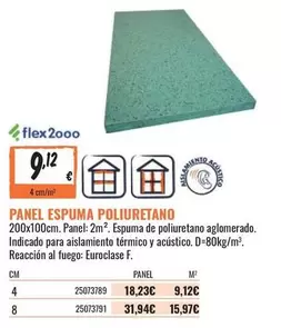Flex - Panel Espuma Poliuretano